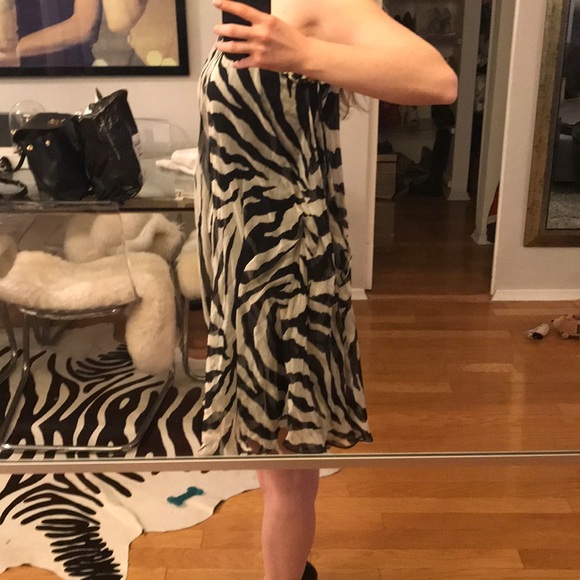 Marchesa Zebra Print Dress - Picture 5 of 5